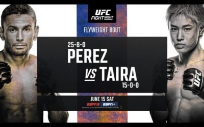 ¡No te lo pierdas! Pérez vs. Taira: Una noche de acción y adrenalina en UFC Fight Night