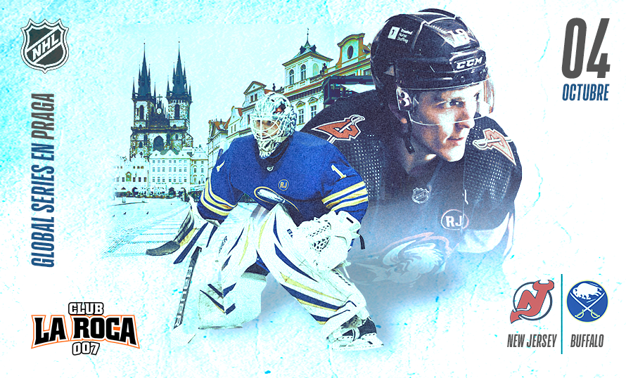 ¡Duelo de titanes en Praga! Devils vs. Sabres: La NHL abre la temporada con un choque explosivo