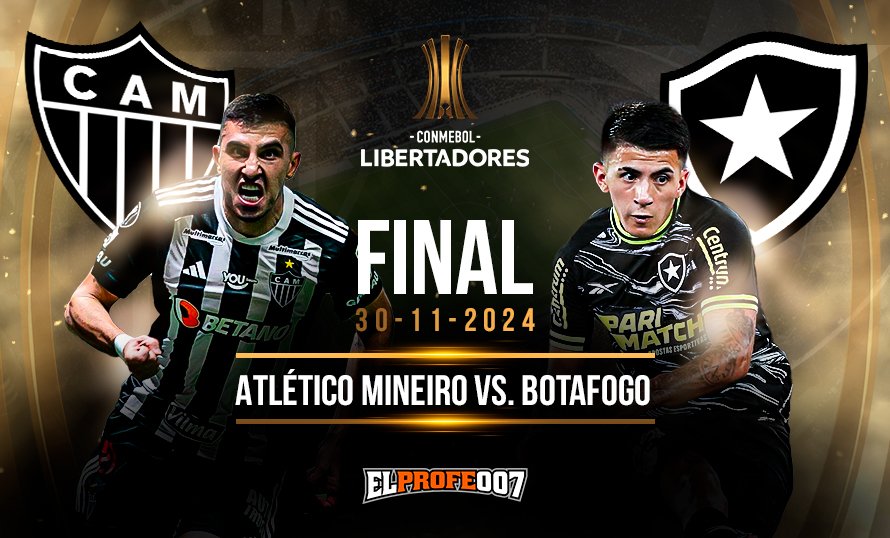 ¡Final brasileña en la Copa Libertadores! Atlético Mineiro vs. Botafogo: fecha, hora y cómo ver el partido en Venezuela