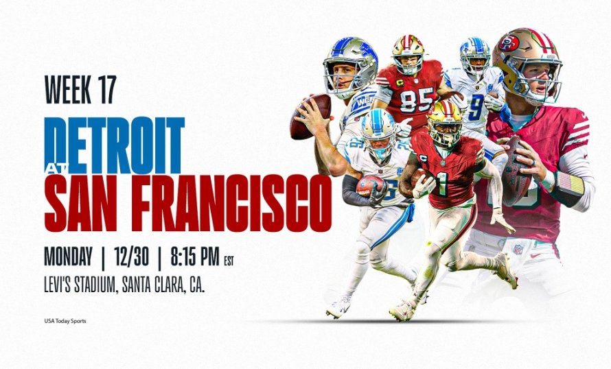 ¡Último Monday Night Football del 2024! 🏈🔥 49ers vs. Lions: dónde ver este partidazo en Venezuela