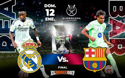 ¡Supercopa de España: la gran final! 🏆⚽ Barcelona vs. Real Madrid: un clásico para definir al campeón