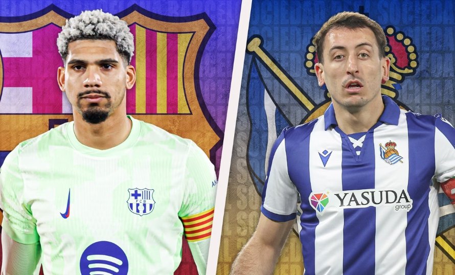 Barcelona Busca Afianzar el Liderato Ante una Real Sociedad Ambiciosa en el Estadio Olímpico Lluís Companys