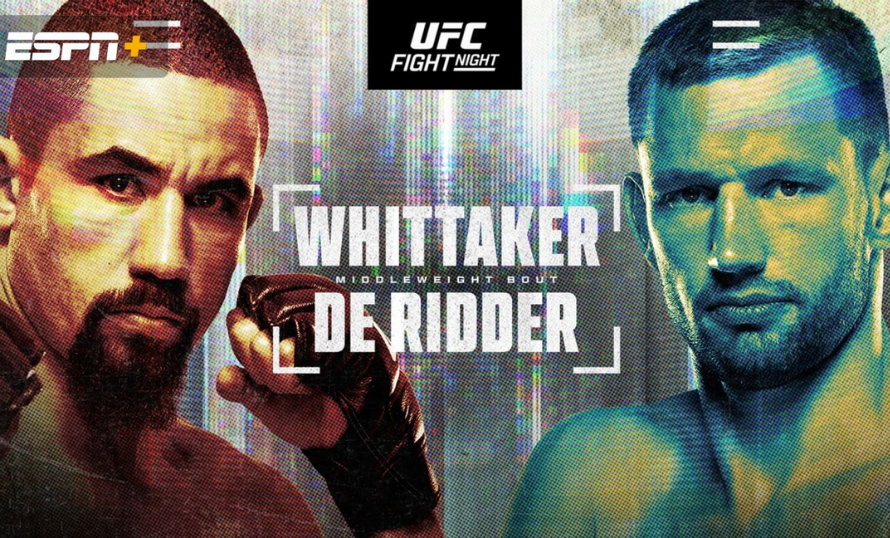 UFC Abu Dhabi: ¡Batalla de Estilos! Robert Whittaker vs. Reinier de Ridder por la Cima Mediana