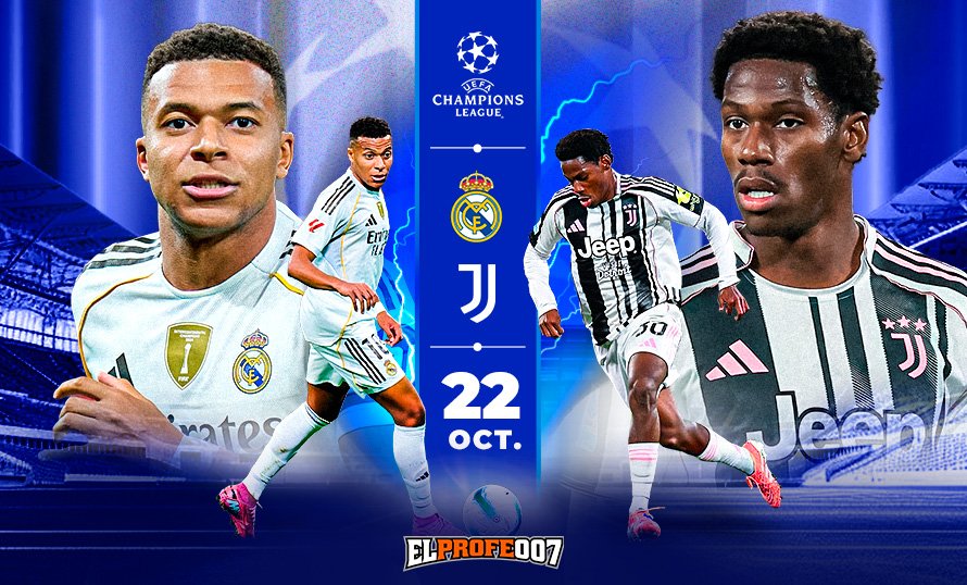 UEFA Champions League: ¡Noche de Clásicos! Real Madrid vs. Juventus Encabeza la Jornada 3
