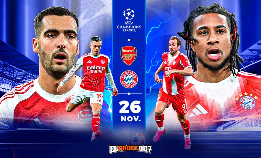 UEFA Champions League: ¡El Duelo de Invictos! Arsenal vs. Bayern Munich, la Mejor Defensa Contra el Mejor Ataque