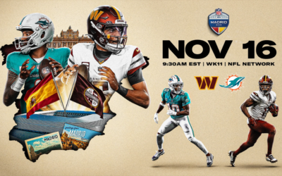 NFL: ¡Historia en Madrid! El Bernabéu Acoge el Primer Partido Oficial entre Dolphins y Commanders 🏈🇪🇸