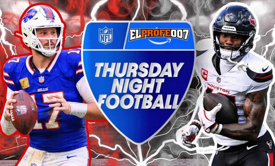 NFL: ¡Duelo de Estrellas en la AFC! Josh Allen y los Bills Visitan a los Texans en el TNF 🏈