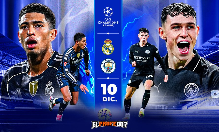 Champions League: ¡Clásico Europeo! Real Madrid vs. Manchester City en un Bernabéu de Alta Tensión ⚽