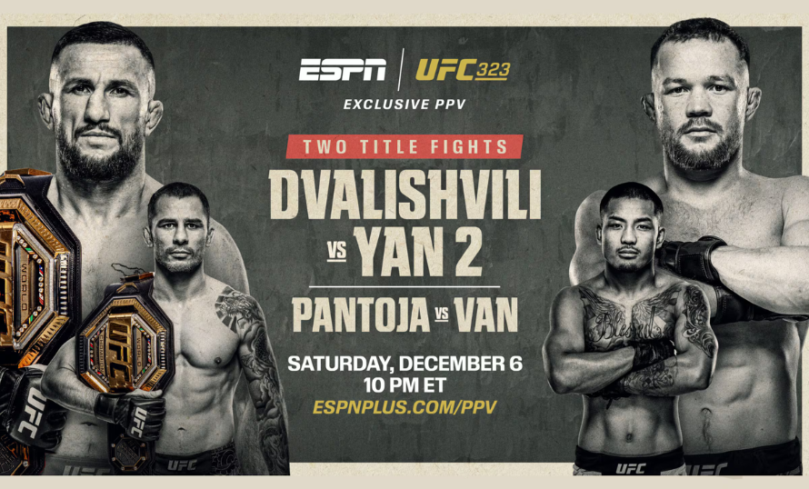 UFC 323: ¡La Máquina vs. El Zar! Dvalishvili y Yan Protagonizan la Última Gran Noche de Títulos del Año 🏆