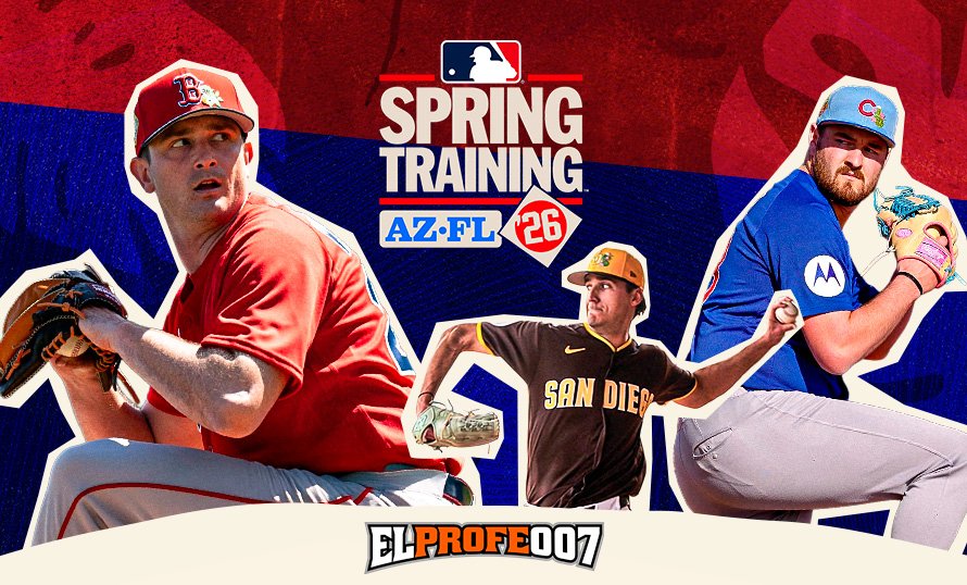 MLB Spring Training 2026: ¡Mañana arranca la fiesta del Béisbol en Arizona y Florida! ⚾☀️🌴