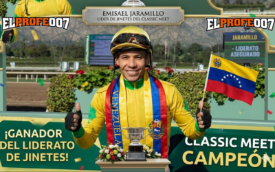 ¡JARAMILLO CONQUISTA CALIFORNIA! El «Muchacho de la Película» se corona Rey de Santa Anita 🐎🇻🇪🏆